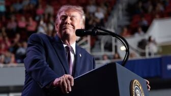 Donald Trump, en un acto