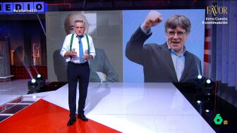 Wyoming compara a Puigdemont con un reloj de cuco porque "ocupa mucho espacio y molesta a todo el mundo" y reflexiona sobre el hecho que, despu&eacute;s de nueve a&ntilde;os intentando detener al l&iacute;der de Junts, al juez Llarena "le haya entrado tanta prisa para que pueda disfrutar de su libertad".