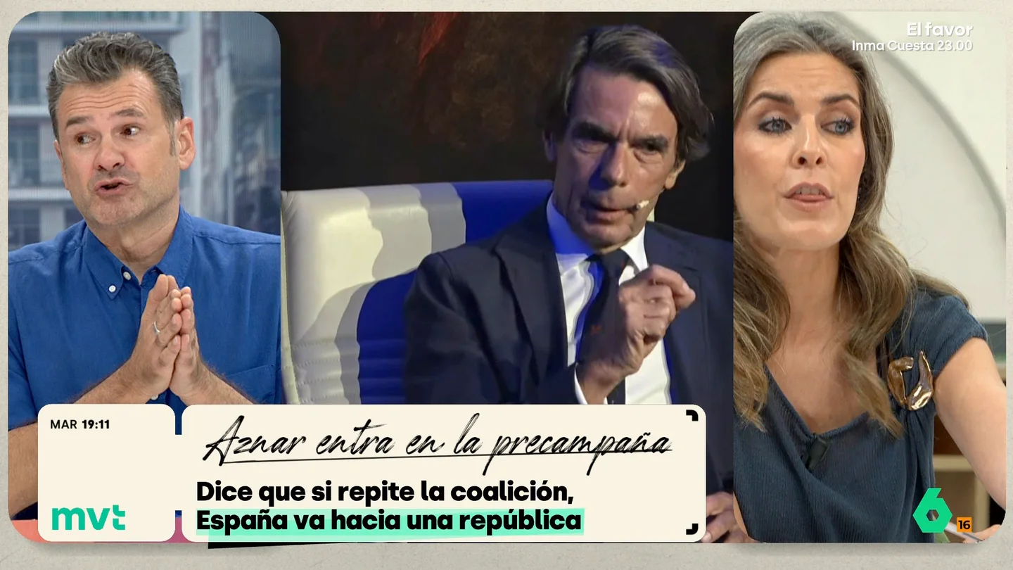 Iñaki López responde a Aznar: "Todos sabemos que el PSOE es republicano de corazón, pero monárquico de ejercicio" Aznar ya habla en clave electoral y ha tirado de sus clásicos para asegurar que si gana el PSOE sería el fin de la monarquía y la unidad de España. Iñaki López recuerda que el Partido Socialista "es el más monárquico que ha habido en España".
