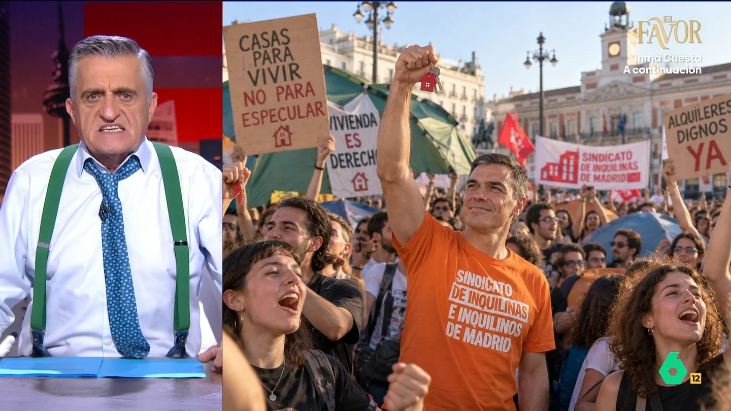 Wyoming pide a Sánchez no dar "ni un piso atrás": "Los próximos decretos, desde Sol, con la camiseta del Sindicato de Inquilinas y el puño en alto" Wyoming pide a Sánchez no dar "ni un piso atrás": "Los próximos decretos, desde Sol, con la camiseta del Sindicato de Inquilinas y el puño en alto"