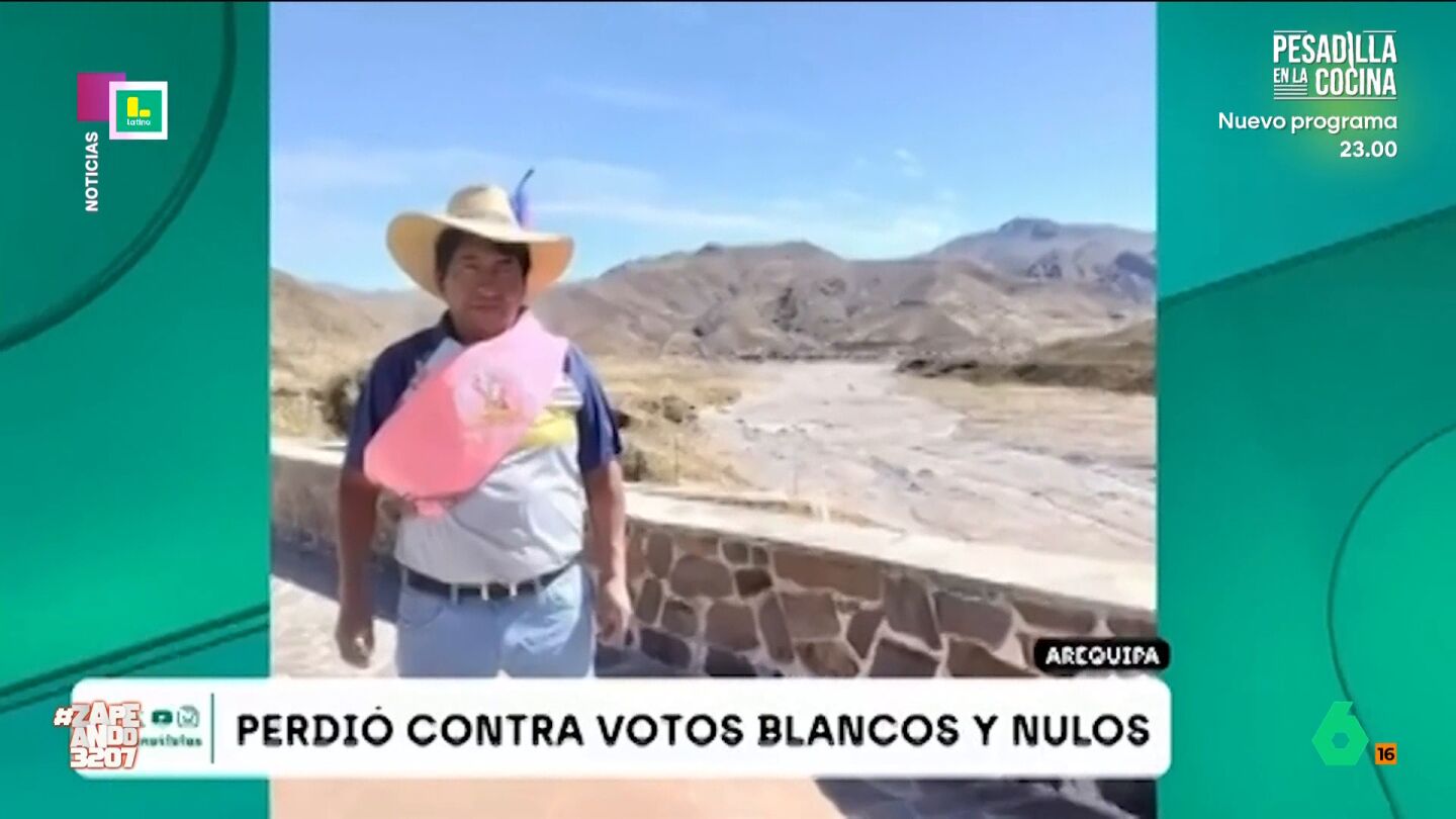 Su nombre es R&oacute;mulo Suyco Panda y era el &uacute;nico candidato a las elecciones por la alcald&iacute;a de Lari, en la provincia de Caylloma. Sin embargo, acab&oacute; perdiendo contra los votos en blanco y nulos. No era la primera vez.