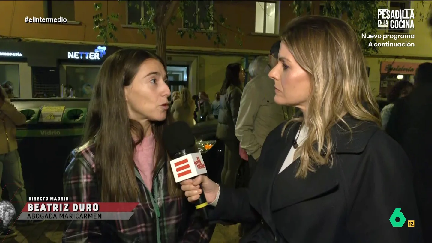 Beatriz Duro, abogada de Maricarmen: "La violencia que vivió en la ejecución de su desahucio son causa directa del resultado de muerte" Beatriz Duro, abogada de Maricarmen: "La violencia que vivió en la ejecución de su desahucio son causa directa del resultado de muerte"
