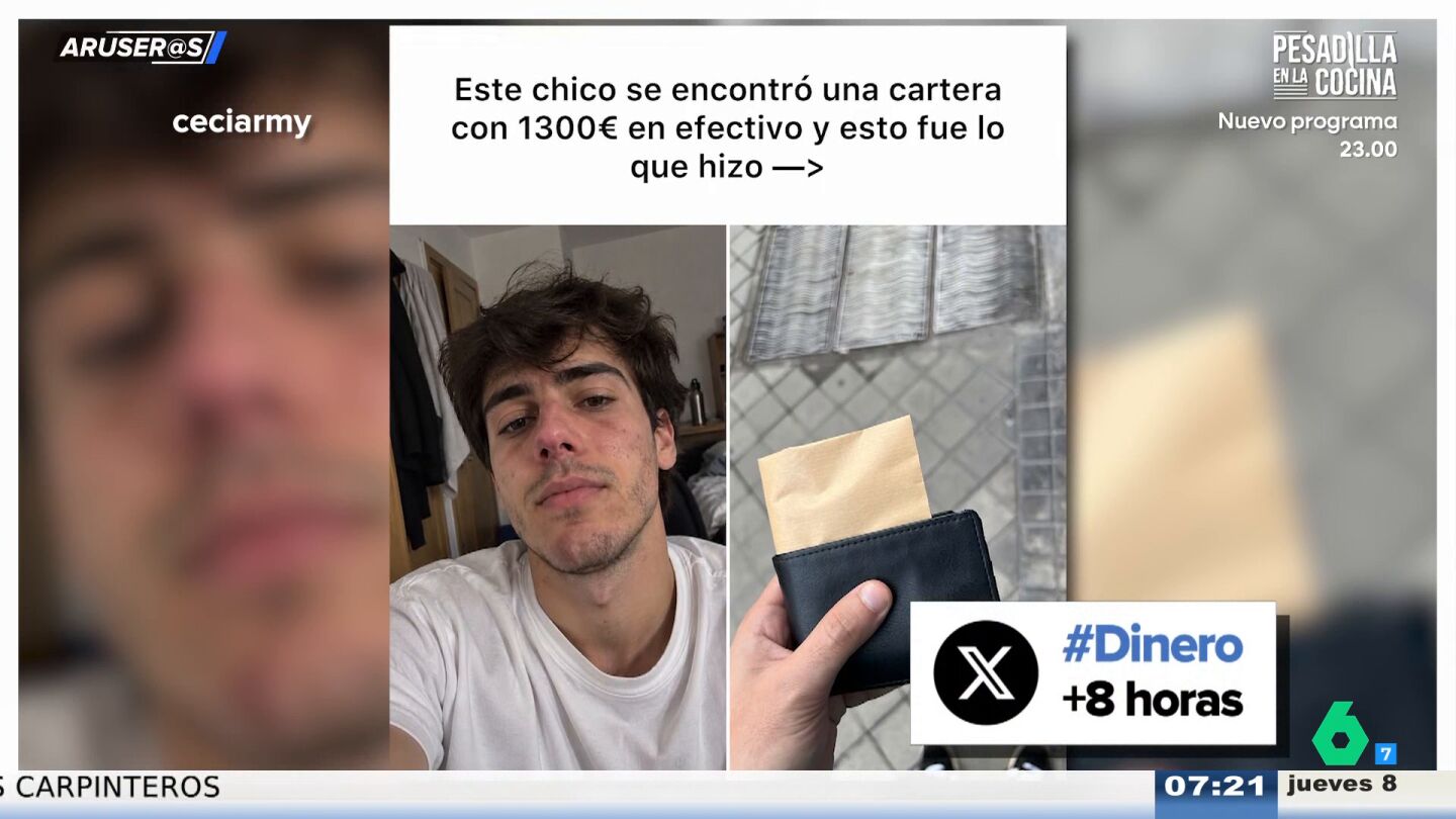 Devuelve 3.500 euros que encontr&oacute; en la calle
