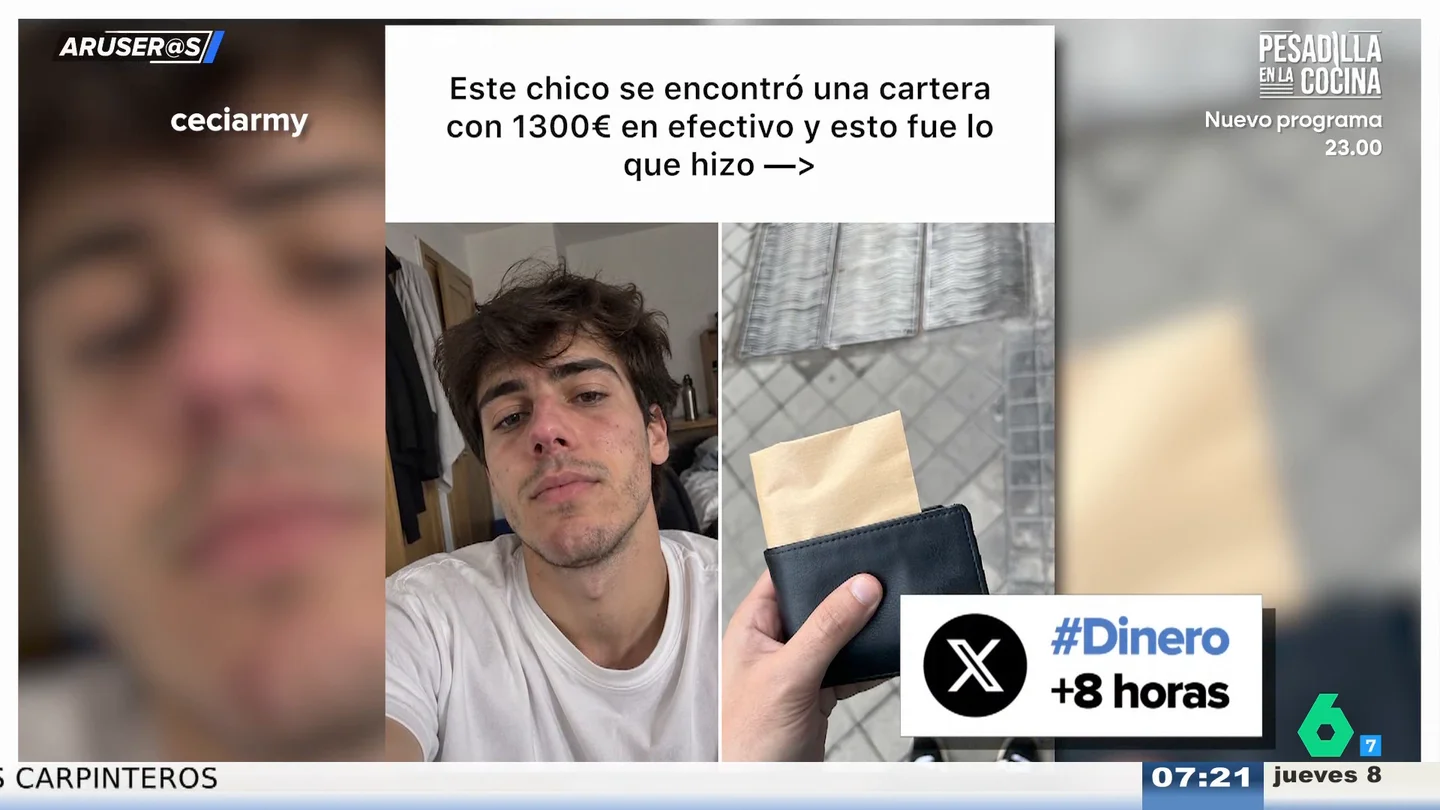 Devuelve 3.500 euros que encontró en la calle Devuelve 3.500 euros que encontró en la calle