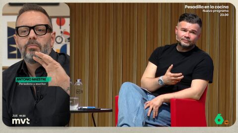 Antonio Maestre reflexiona en M&aacute;s Vale Tarde sobre el incierto futuro de Gabriel Rufi&aacute;n tras las condiciones planteadas a Esquerra para ser su cabeza de lista: "Siempre se ha dejado querer por opciones mayores, llegar a liderar toda la izquierda".
