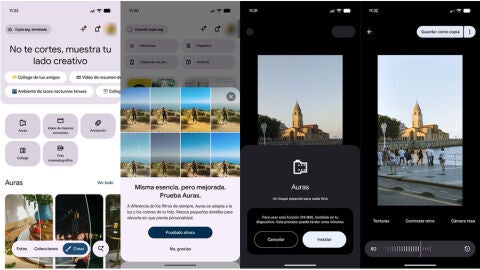 Así las nuevas Auras de Google Fotos