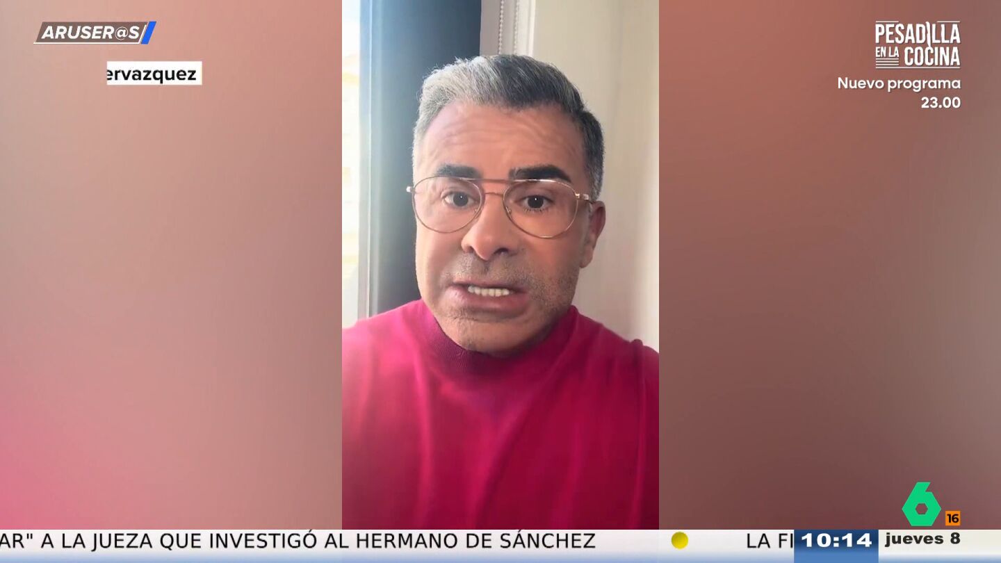 Jorge Javier V&aacute;zquez avisa de que le han suplantado en TikTok