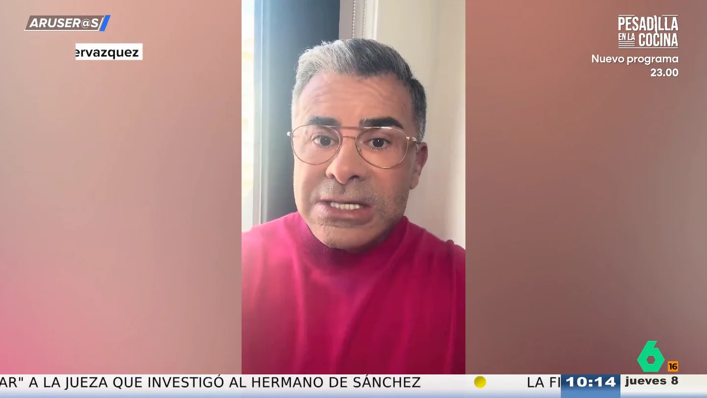 Jorge Javier Vázquez avisa de que le han suplantado en TikTok Jorge Javier Vázquez avisa de que le han suplantado en TikTok