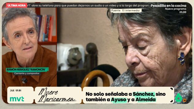 Ramonc&iacute;n, sobre la muerte de Maricarmen: "Es el colof&oacute;n a la mayor miseria humana que estamos viviendo"