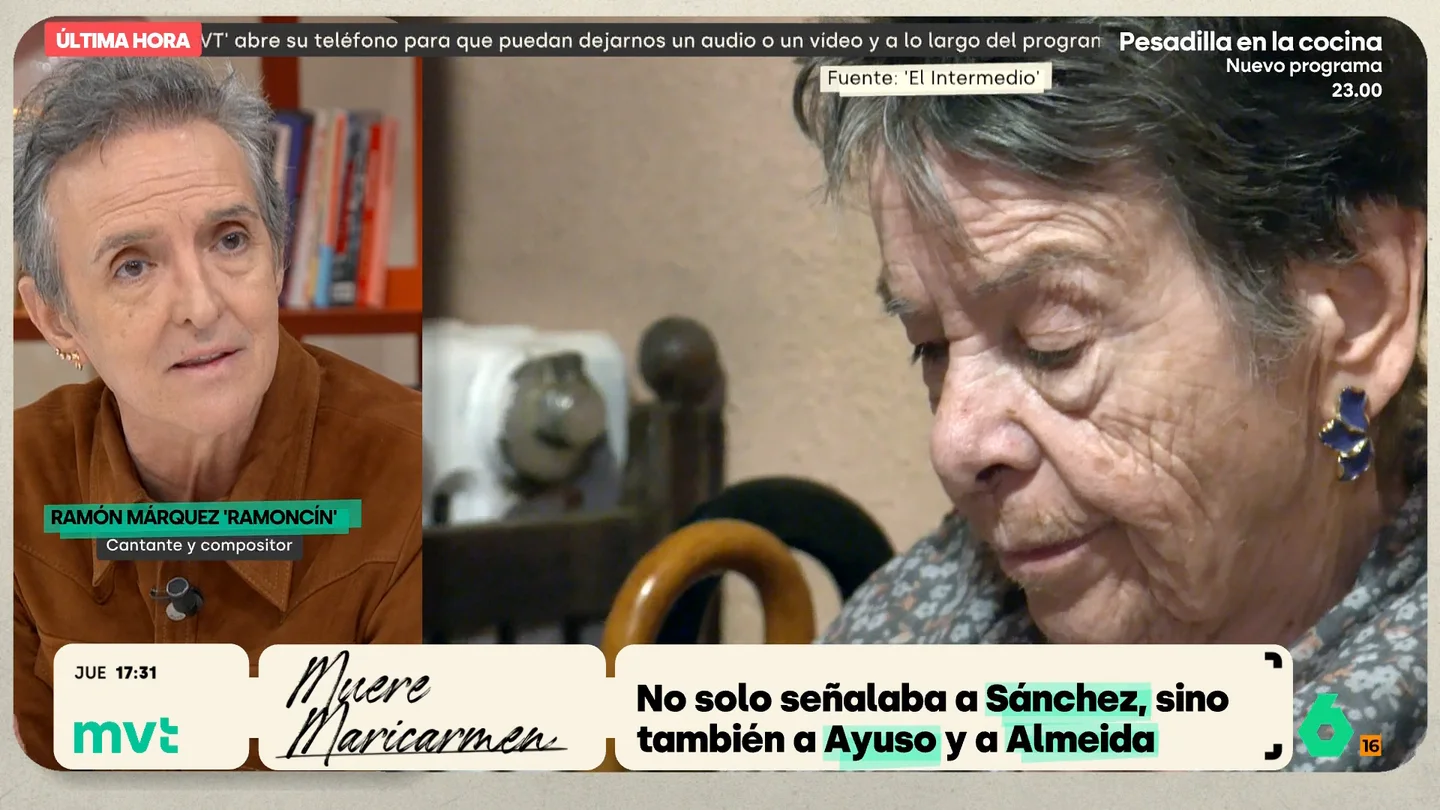 Ramoncín, sobre la muerte de Maricarmen: "Es el colofón a la mayor miseria humana que estamos viviendo" Ramoncín, sobre la muerte de Maricarmen: "Es el colofón a la mayor miseria humana que estamos viviendo"