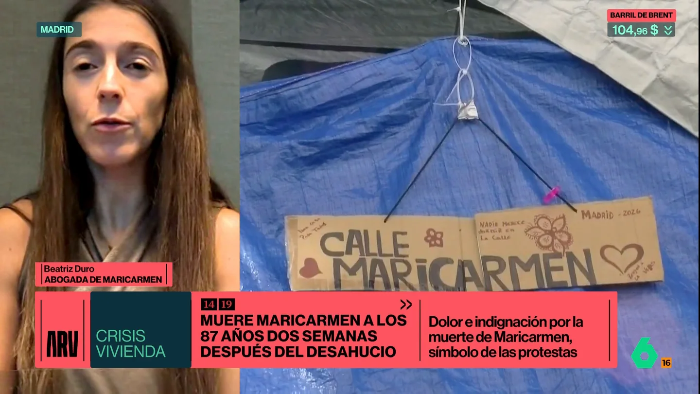 Beatriz Duró, abogada de Maricarmen: "Ha sido consciente de toda la solidaridad y movilización, pero no tanto de los bulos" Beatriz Duró, abogada de Maricarmen: "Ha sido consciente de toda la solidaridad y movilización, pero no tanto de los bulos"