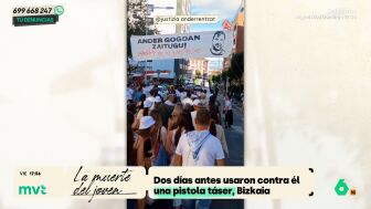 Un v&iacute;deo reaviva la pol&eacute;mica por la muerte de Ander S&aacute;enz tras ser reducido por la Polic&iacute;a en Santurtzi