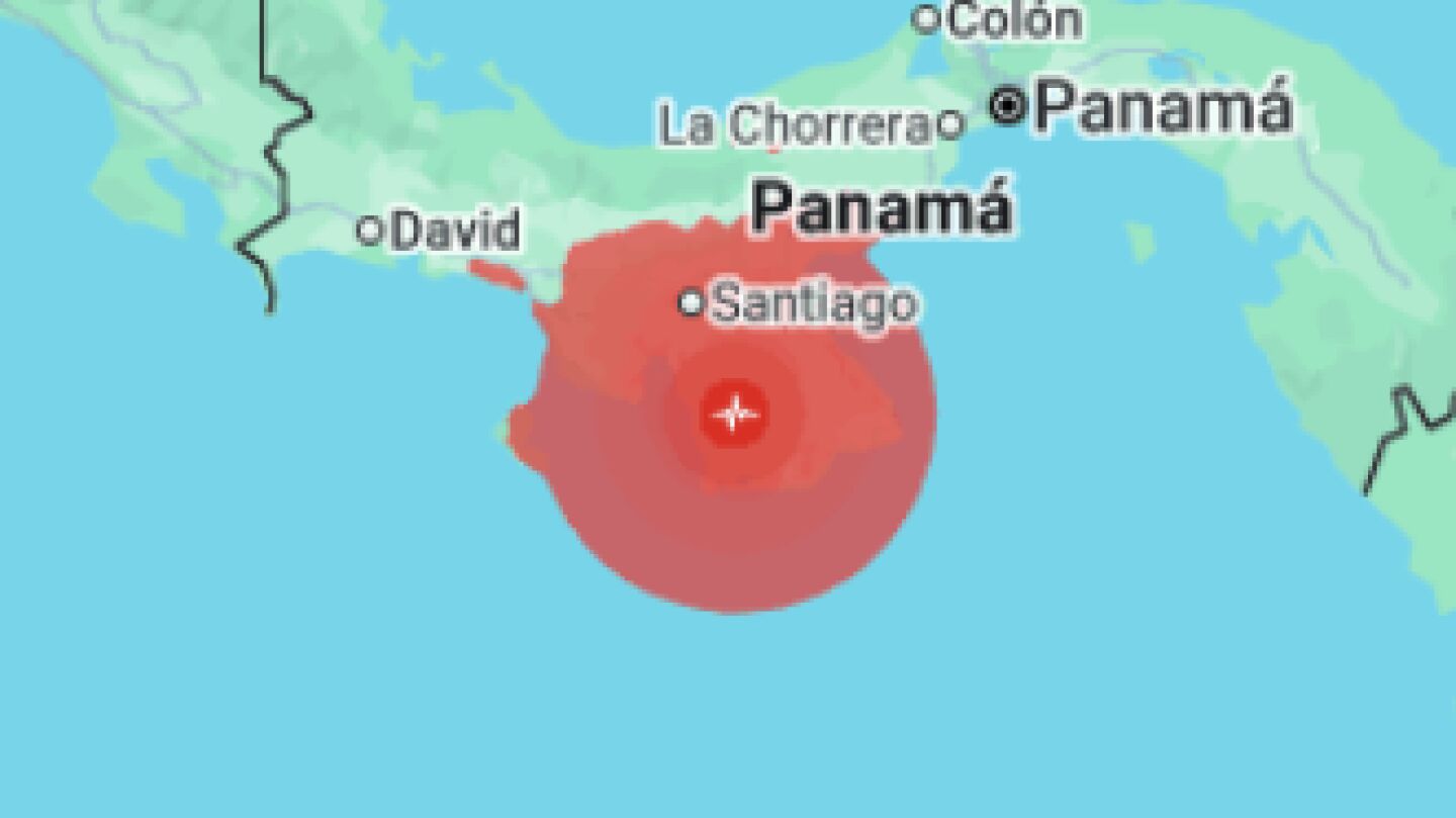 Un terremoto sacude Panam&aacute;.