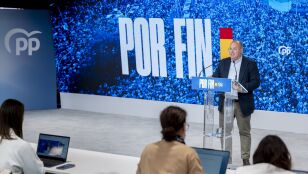 El secretario general y director de campa&ntilde;a del PP, Miguel Tellado.