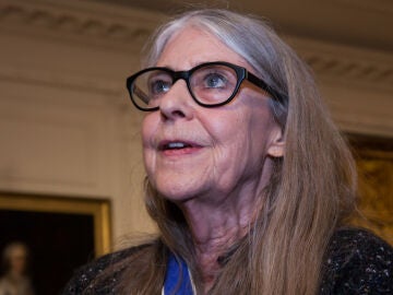 Margaret Hamilton siendo condecorada en 2016