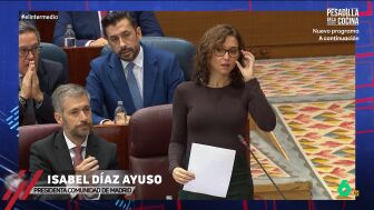 EL INTERMEDIO - Wyoming, a Ayuso: "Solo ha escuchado las quejas de Maricarmen cuando las ha podido utilizar para atacar a S&aacute;nchez"