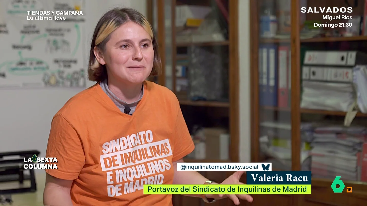 Valeria Racu, portavoz del Sindicato de Inquilinas: "Tenemos datos escandalosos de diputados que tienen más de 40 viviendas" laSexta Columna analiza cuántos diputados en el Congreso tienen ingresos por alquiler de algún tipo de inmueble. "Hay multipropietarios y después gente que incluso tiene participaciones o controla sociedades inmobiliarias", afirma Javier Burón.