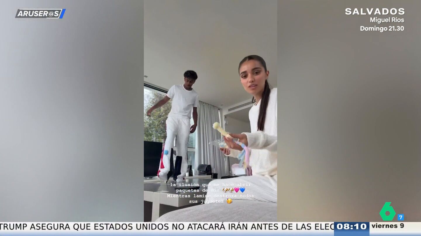 El v&iacute;deo de In&eacute;s Garc&iacute;a sobre la obsesi&oacute;n de Lamine Yamal con la pelota: "Pensaba que estaba hablando de sus perros"
