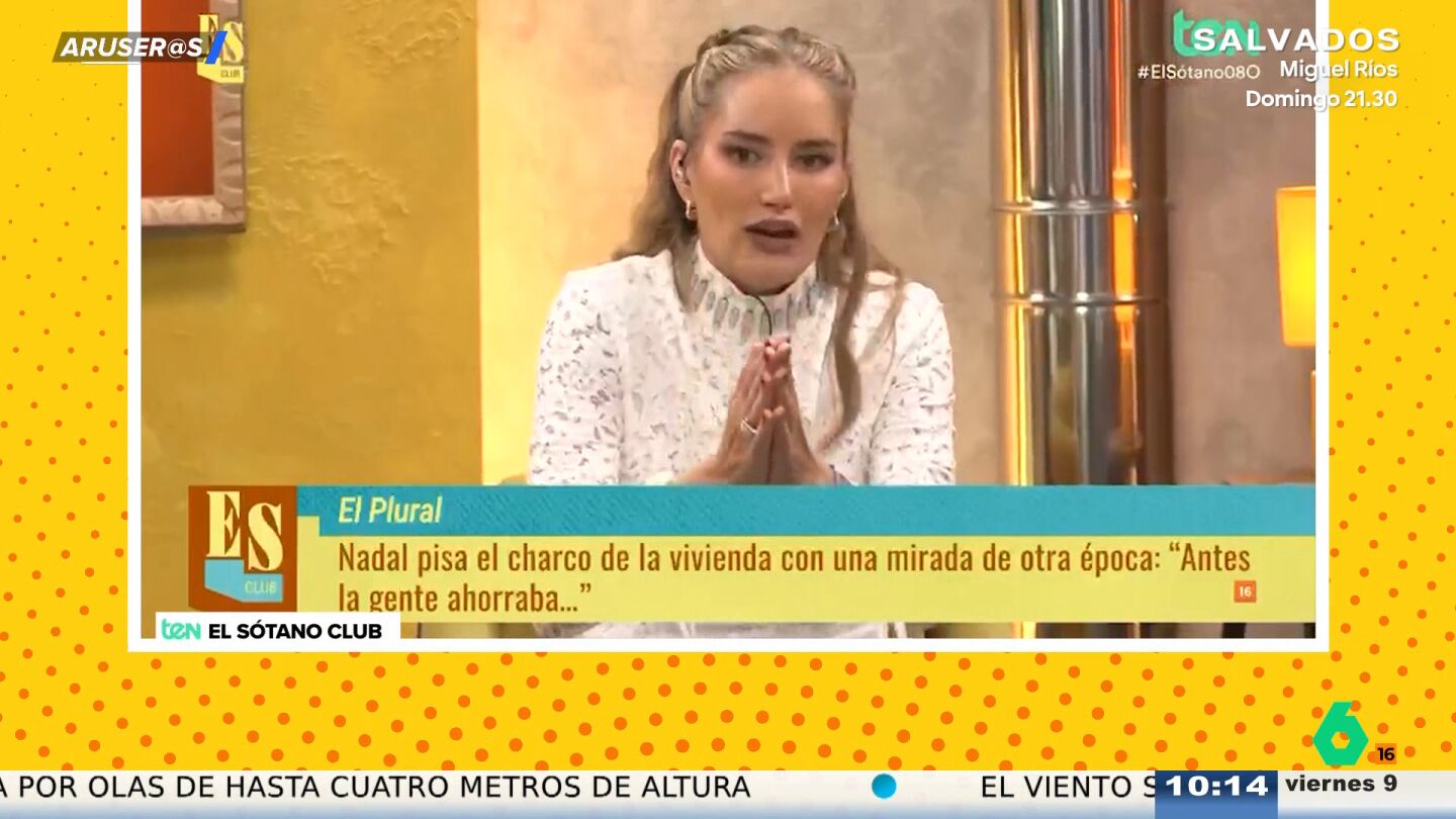 Alba Carrillo explota contra Rafa Nadal: "No tienes ni idea de lo que vive la gente, por lo menos qu&eacute;date callado en tu yate"