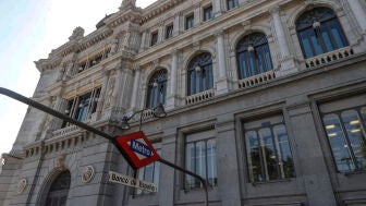 Fachada del Banco de Espa&ntilde;a en una imagen de archivo. 