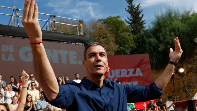 El secretario general del PSOE y presidente del Gobierno, Pedro S&aacute;nchez