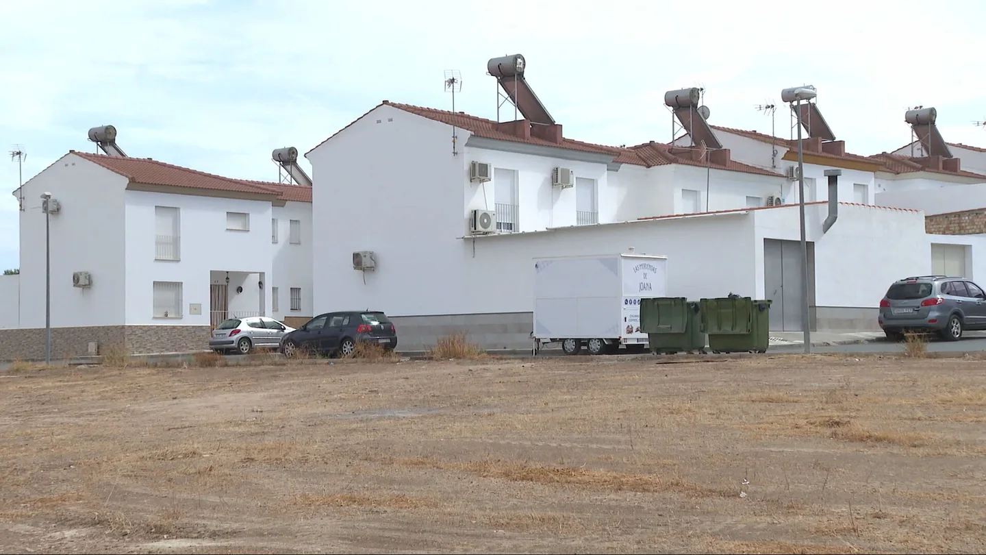 Imagen de unas casas en Marinaleda (Sevilla) Imagen de unas casas en Marinaleda (Sevilla)