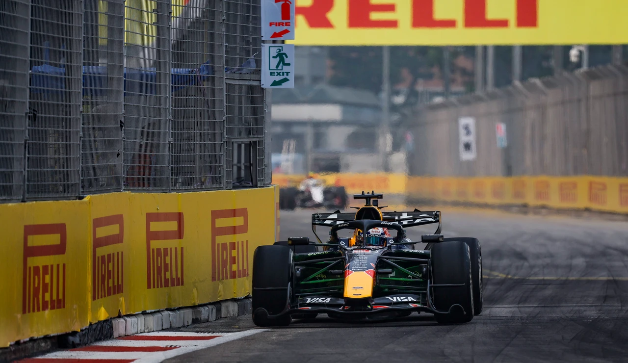 Max Verstappen durante el Gran Premio de Singapur