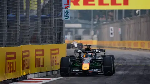 Max Verstappen durante el Gran Premio de Singapur Max Verstappen durante el Gran Premio de Singapur