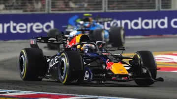 Max Verstappen en el GP de Singapur Max Verstappen en el GP de Singapur