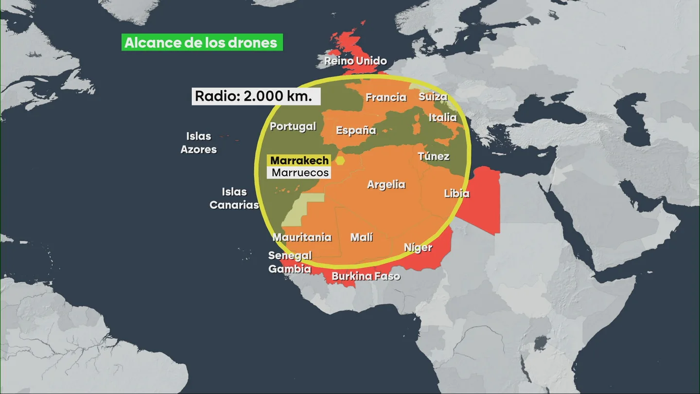 Radio de acción de los drones Irifi Radio de acción de los drones Irifi