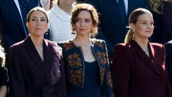 Isabel D&iacute;az Ayuso en el desfile de la Fiesta Nacional.