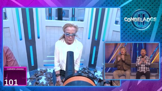 Miguel Parada, sobre la prueba de Carmen Lomana en 'Congelados': "Nunca se le ha visto tanta frente"