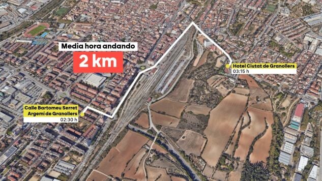 El trayecto de Rami, el peque&ntilde;o desaparecido en Granollers