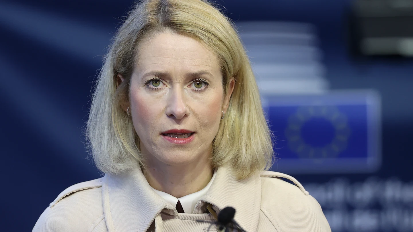 La Alta Representante de la Unión Europea para Política Exterior, Kaja Kallas, este lunes. La Alta Representante de la Unión Europea para Política Exterior, Kaja Kallas, este lunes.