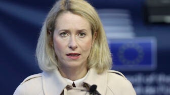 La Alta Representante de la Uni&oacute;n Europea para Pol&iacute;tica Exterior, Kaja Kallas, este lunes.