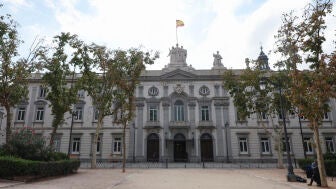 La fachada del Tribunal Supremo en Madrid.