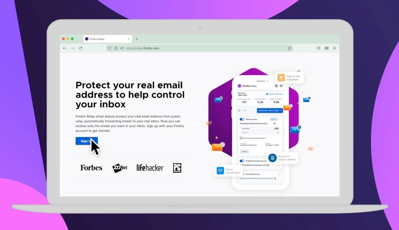 Mozilla tiene una herramienta gratuita para evitar el spam y proteger tu identidad