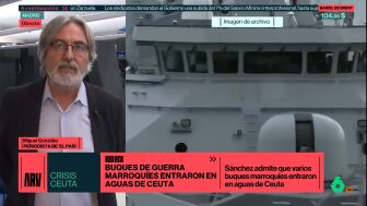 Miguel Gonz&aacute;lez, sobre la entrada de buques de guerra marroqu&iacute;es en Ceuta: "Fue una intromisi&oacute;n reiterada y deliberada, sin precedentes"