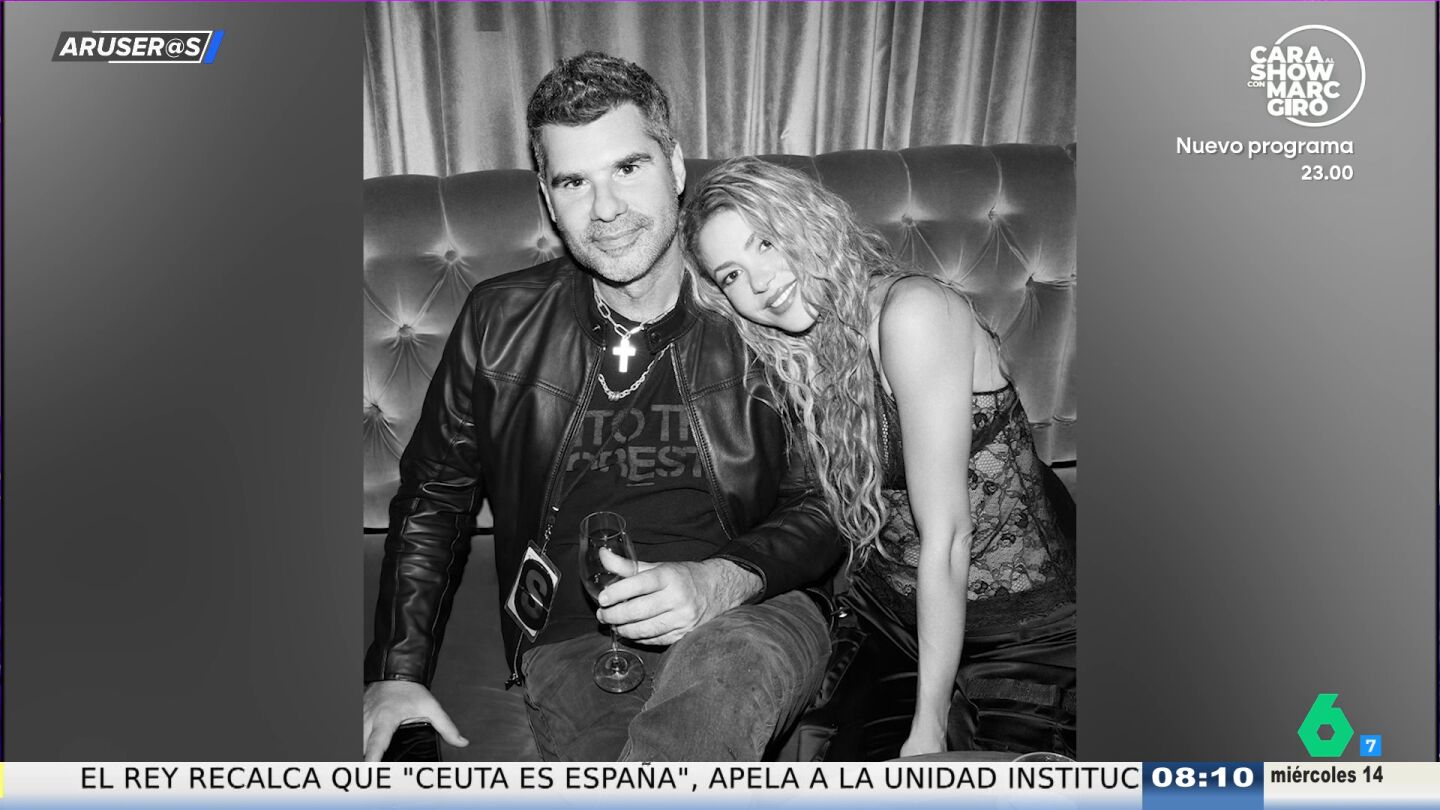 Alfonso Ar&uacute;s analiza la foto de despedida de Shakira en Madrid con Antonio de la R&uacute;a: "Aqu&iacute; hay tomate"
