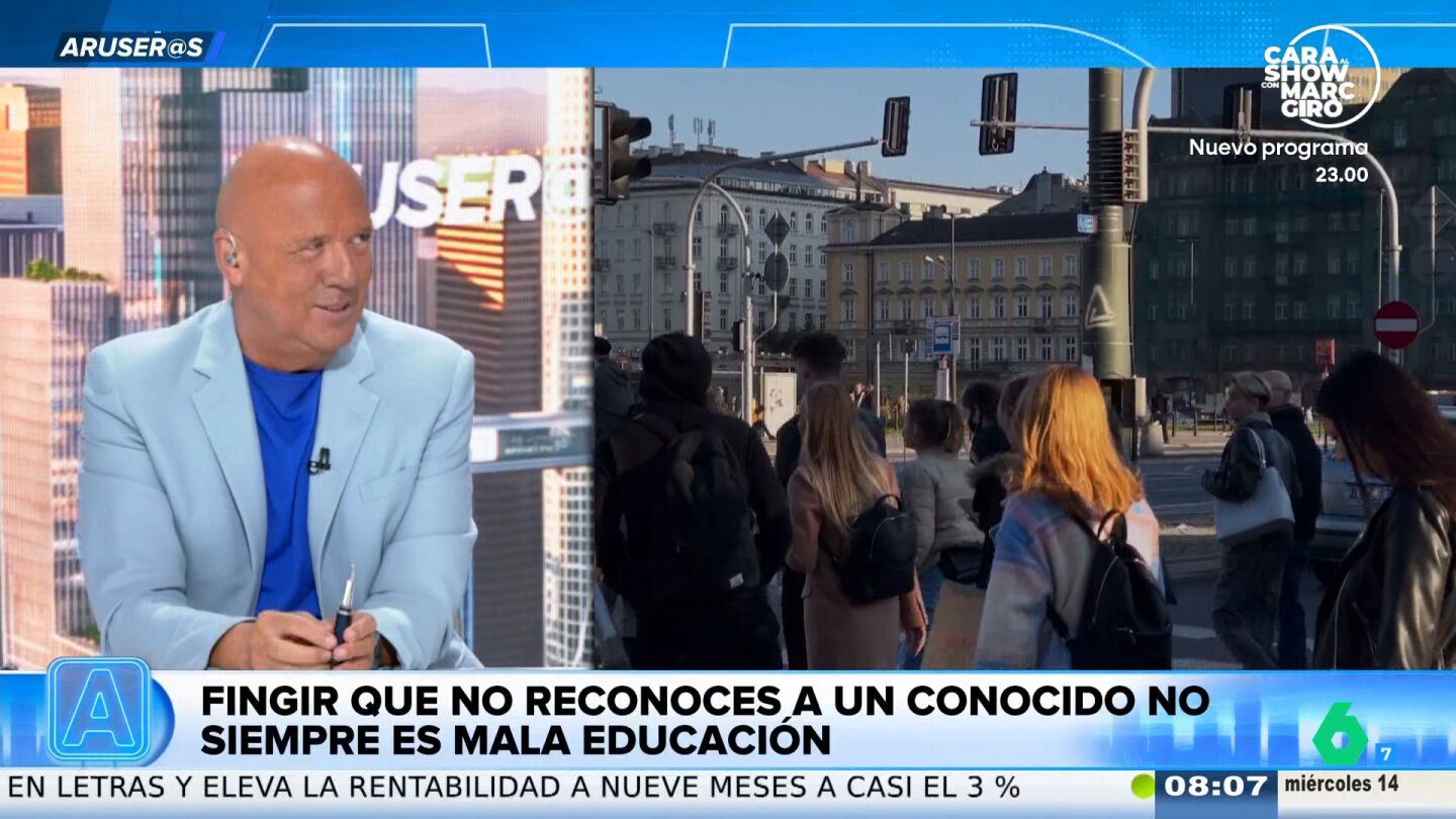 Alfonso Ar&uacute;s confiesa por qu&eacute; la gente finge no reconocer a sus conocidos por la calle: "Para que me pegue la turra, hago que no te veo"