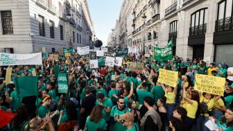 Huelga indefinida en la ense&ntilde;anza p&uacute;blica no universitaria en la Comunidad de Madrid