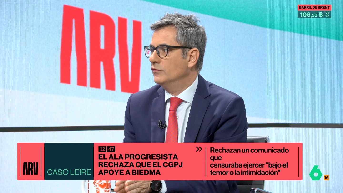 El ministro Bolaños en ARV El ministro Bolaños en ARV