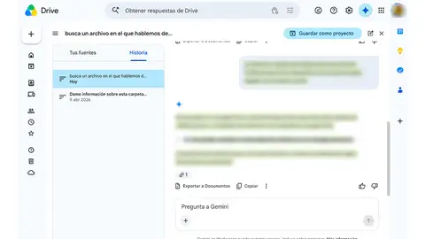 Conversaciones con el asistente el Google Drive Conversaciones con el asistente el Google Drive