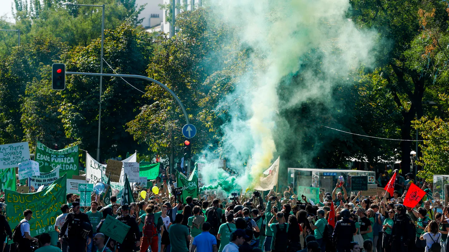 Segunda jornada de huelga indefinida por la Educación en Madrid Segunda jornada de huelga indefinida por la Educación en Madrid