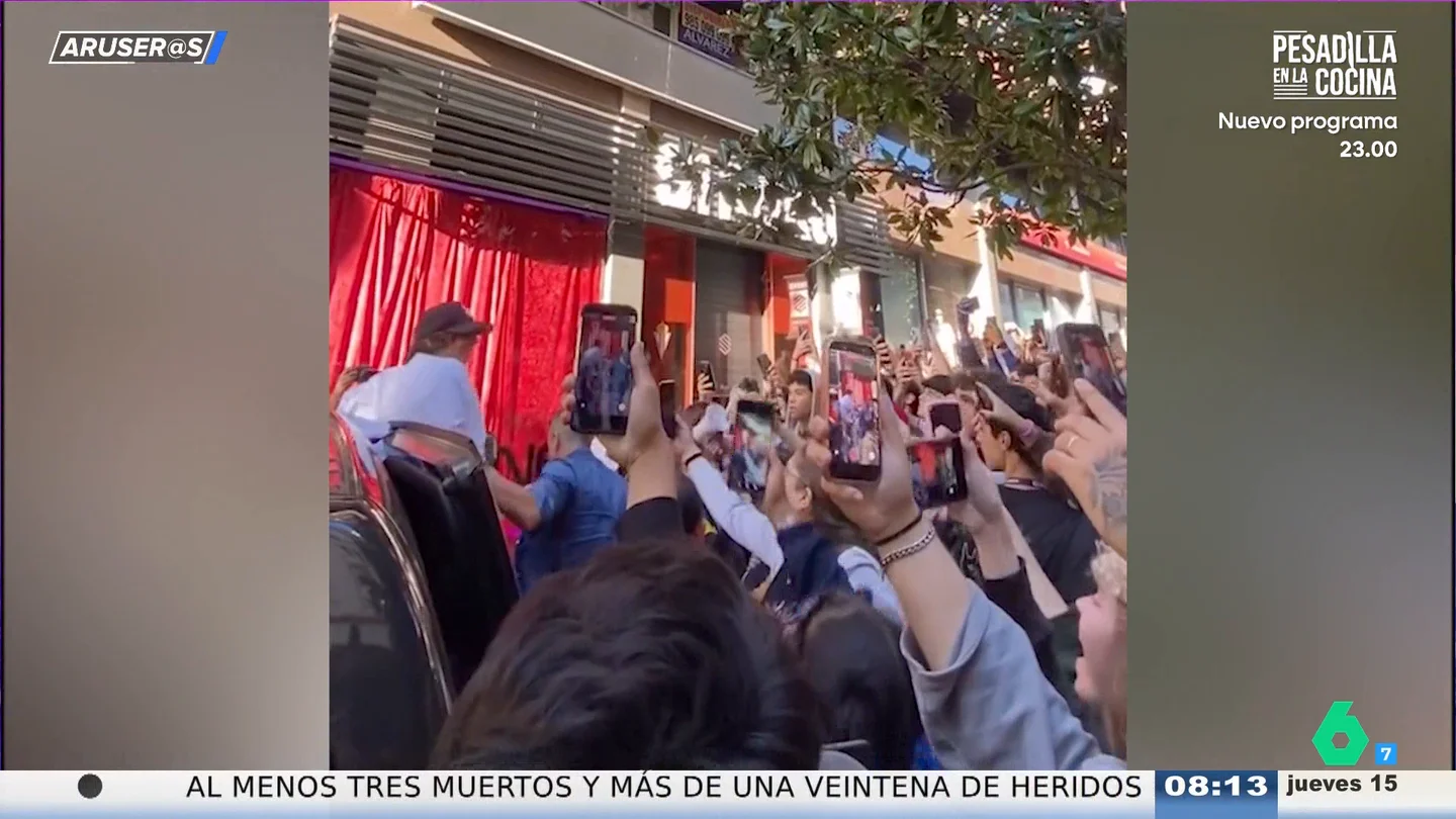 "Había gente hasta subida a los árboles", destaca Tatiana Arús al mostrar las imágenes en este vídeo "Había gente hasta subida a los árboles", destaca Tatiana Arús al mostrar las imágenes en este vídeo