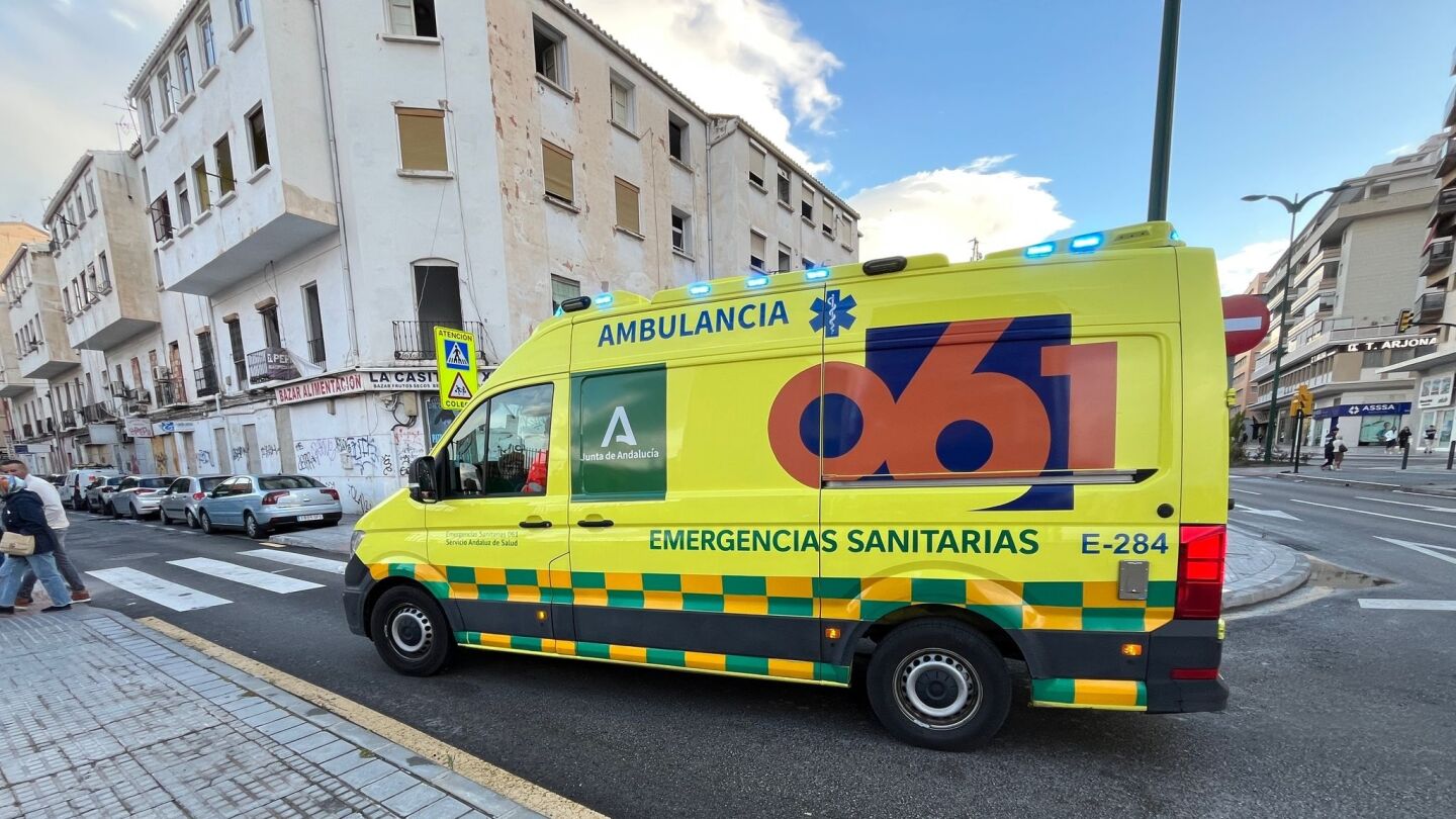 Una ambulancia del 061 de emergencias sanitarias