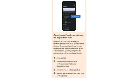 Ajustando el cierre de notificaciones en dispositivos Pixel Ajustando el cierre de notificaciones en dispositivos Pixel