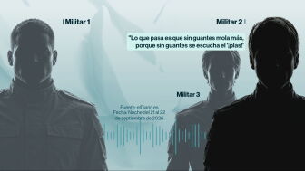 Los audios de militares presumiendo de dar palizar a migrantes en Ceuta: "Sin guantes mola m&aacute;s, porque suena"
