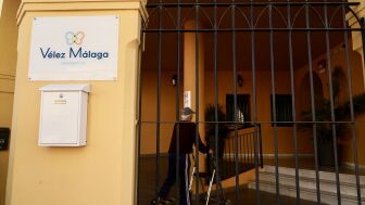 Resiencia de V&eacute;lez-M&aacute;laga en la que se ha desplomado un ascensor.