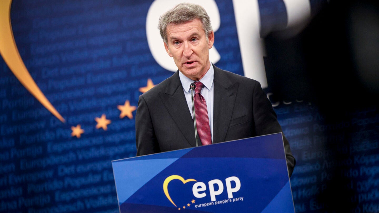 El presidente del PP, Alberto N&uacute;&ntilde;ez Feij&oacute;o